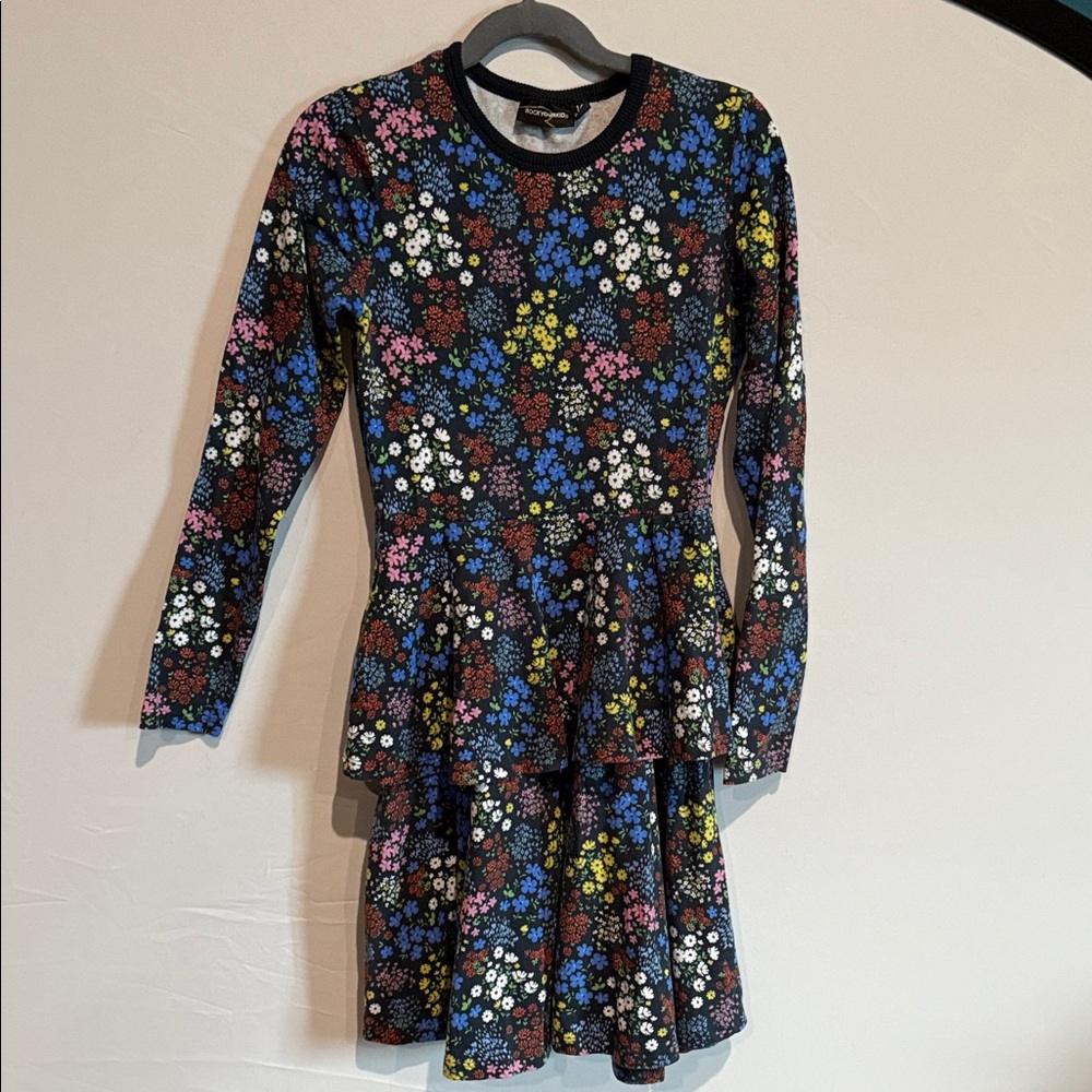 Rock YourKid Floral Long Sleeve Dress
